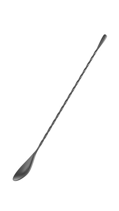 COCKTAILIER 12" Bar Spoon - Left Handed - Black