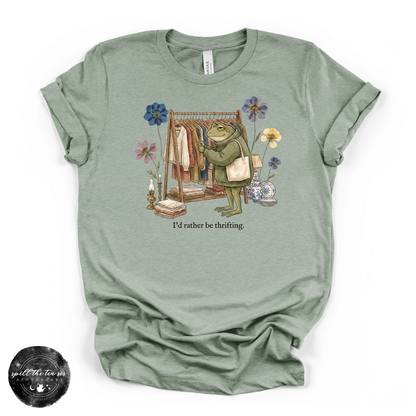 I’d Rather Be Thrifting Tee | Vintage Lover Graphic T-Shirt