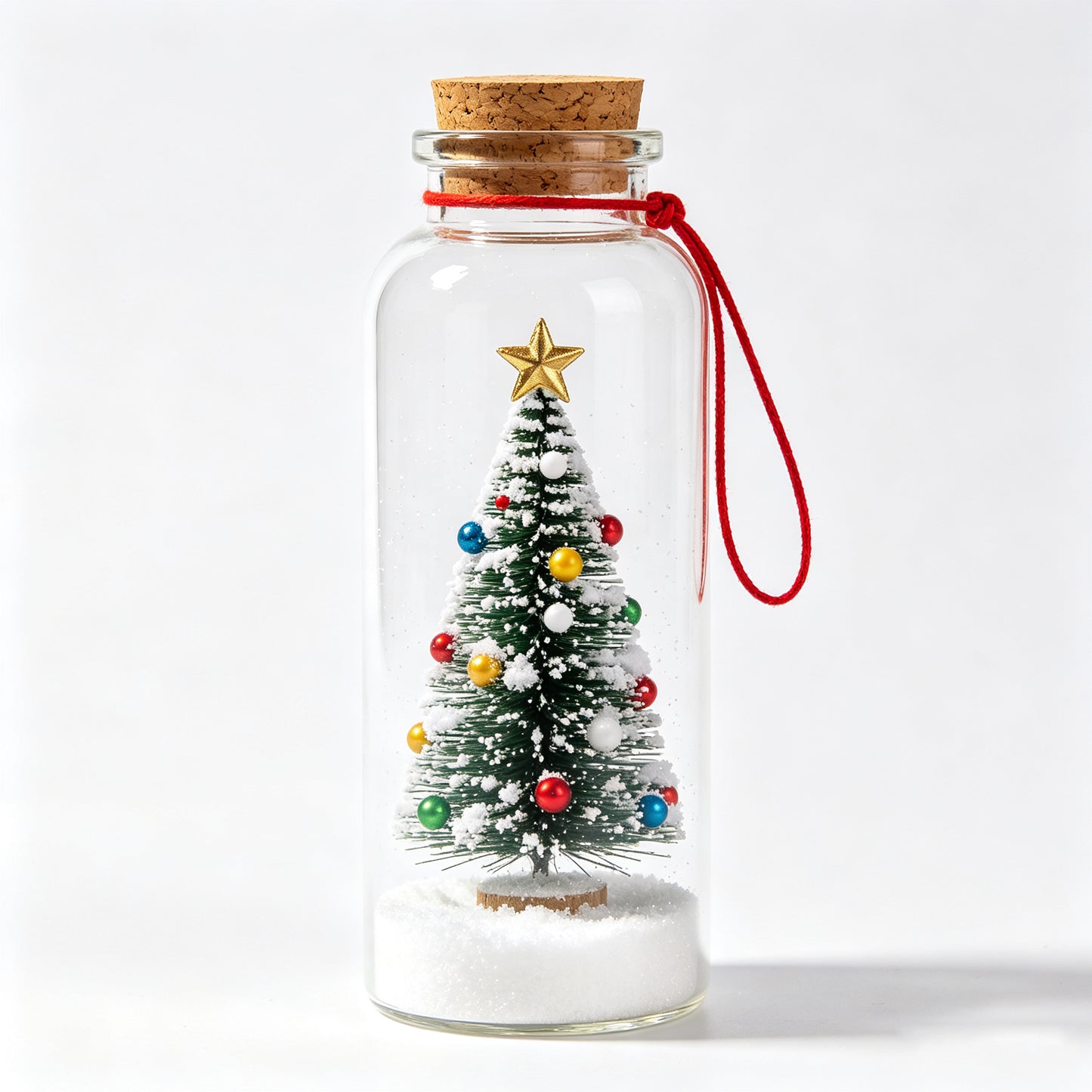 8" Recordable Christmas Tree Message In A Bottle