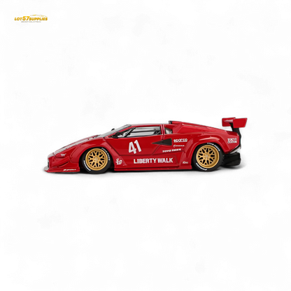 MiniGT Lamborghini Countach LB-WORKS Red 1:64