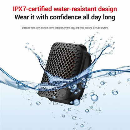 Clip-On IPX7 Waterproof Bluetooth Mini Speaker