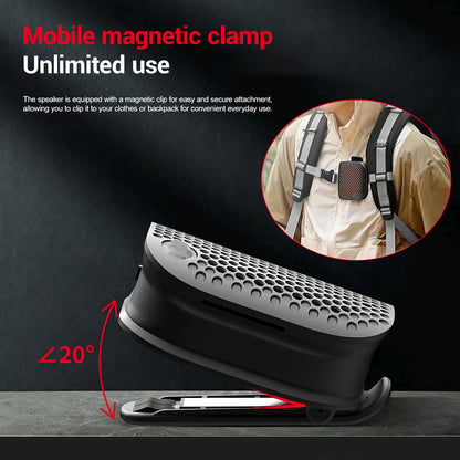 Clip-On IPX7 Waterproof Bluetooth Mini Speaker