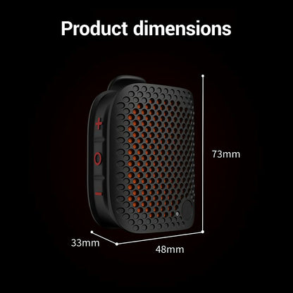 Clip-On IPX7 Waterproof Bluetooth Mini Speaker