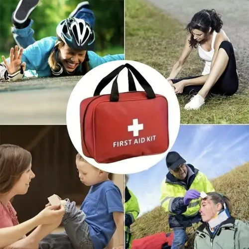 First Aid Kit – High-quality, waterproof, and portable trauma first aid kit, suitable for various emergency situations.