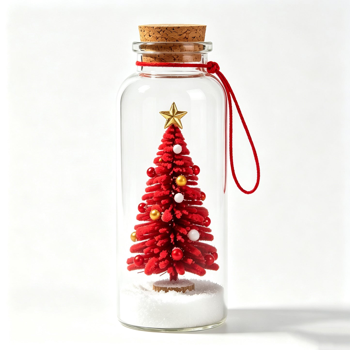 8" Recordable Christmas Tree Message In A Bottle