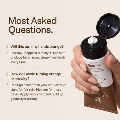 Self Tanner Body Lotion- Best Gradual Natural Bronzed Sunless