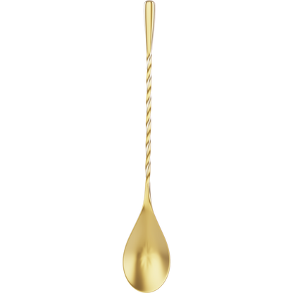 COCKTAILIER 7" Bar Spoon - Right Twist - Gold