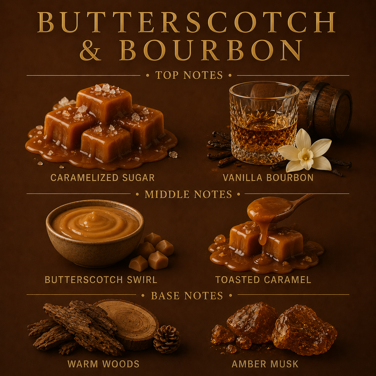 Butterscotch & Bourbon Whipped Soap
