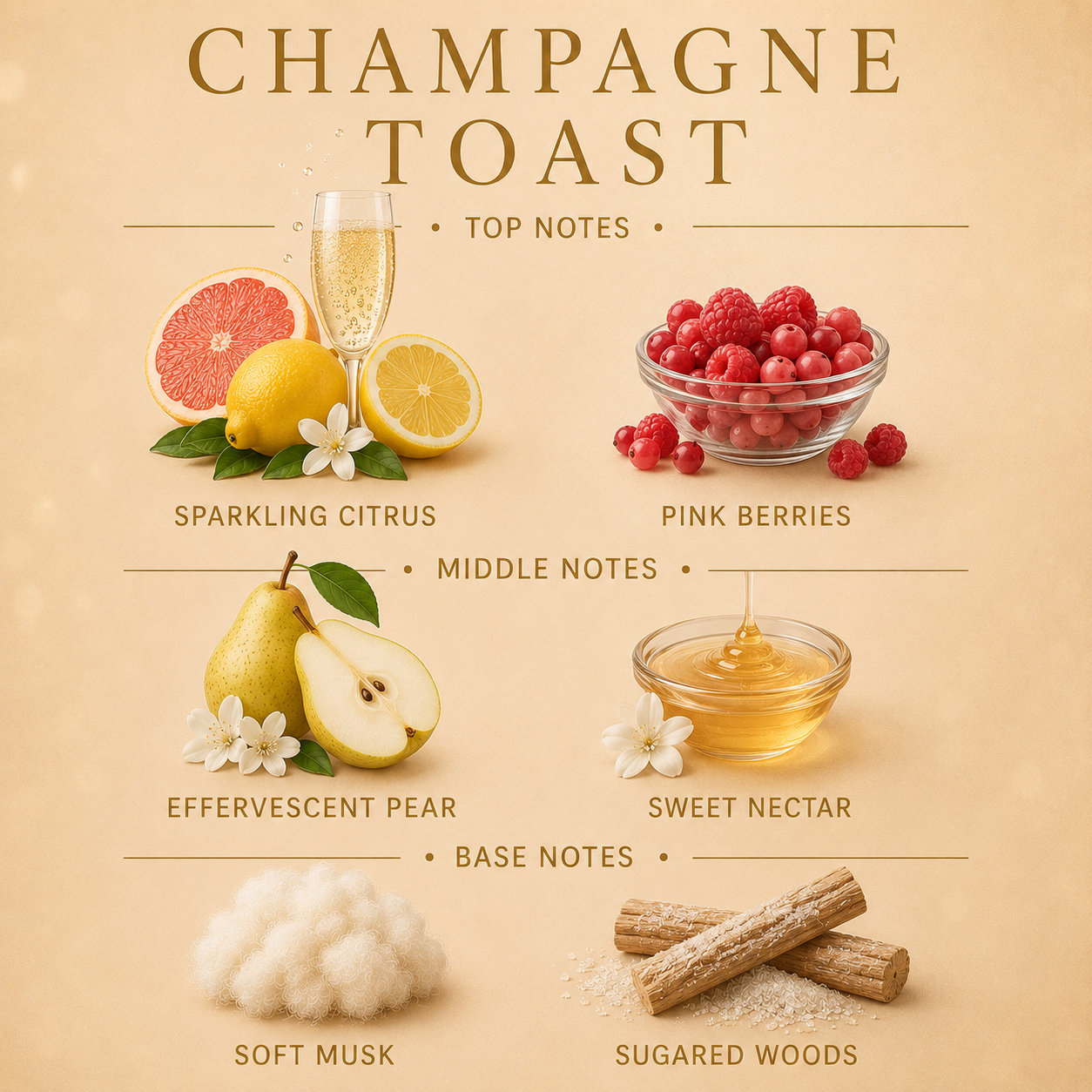 Champagne Toast Whipped Soap