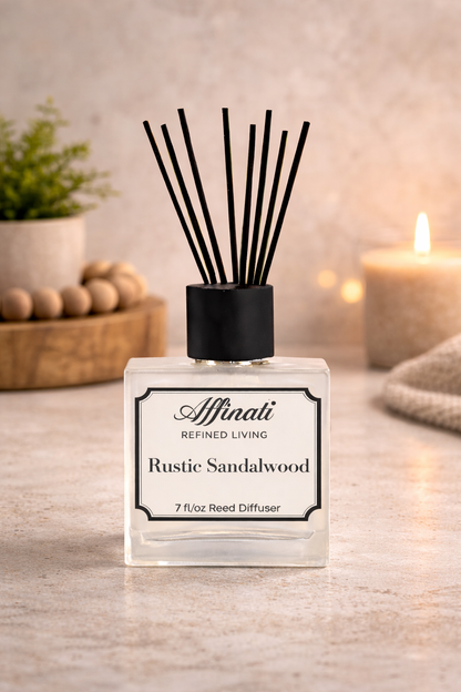 Rustic Sandalwood Reed Diffuser