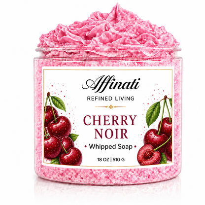 Cherry Noir Whipped Soap