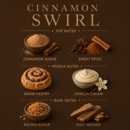 Cinnamon Swirl Whipped Soap