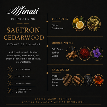 Saffron Cedarwood Cologne