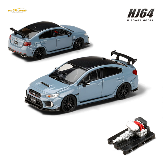 Hobby Japan Subaru S208 NBR Challenge Package - Cool Gray 1:64