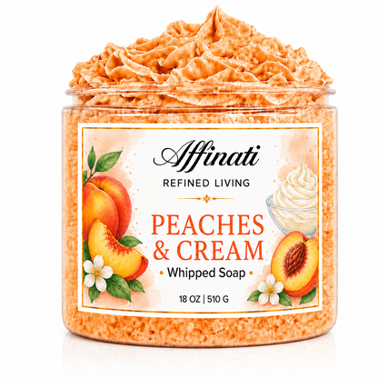 Peaches & Cream Whipped Soap
