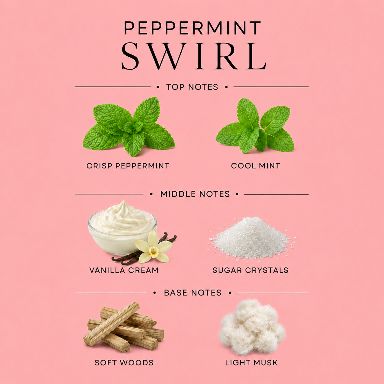 Peppermint Swirl Whipped Soap