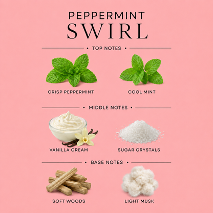 Peppermint Swirl Whipped Soap
