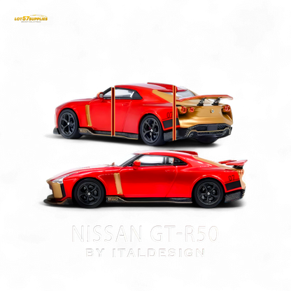 INNO64 Nissan R50 GT-R Red 1:64