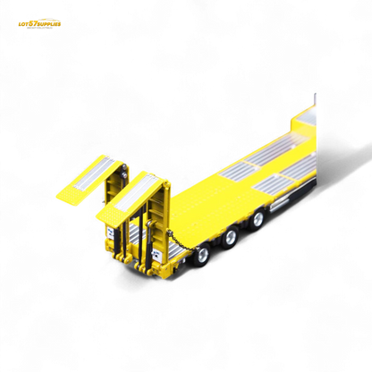 TimeMicro & Perka BENZ FLATBED TRANSPORT VEHICLE Yellow 1:64