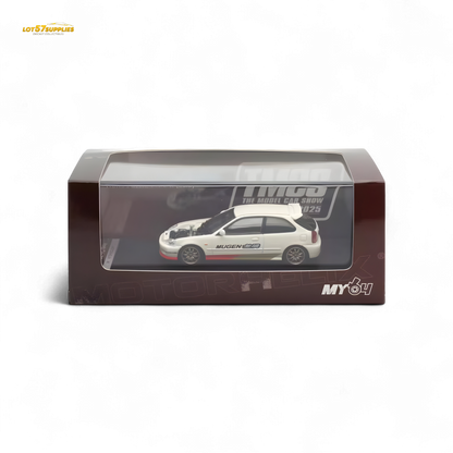 Motorhelix Honda Civic EK9 MUGEN White 1:64