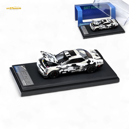 Stance Hunters Dodge Challenger SRT Hellcat Arctic Camo 1:64