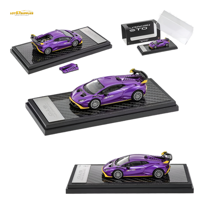LCD Lamborghini Huracan STO Purple 1:64