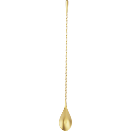 COCKTAILIER 12" Bar Spoon - Right Handed - Gold