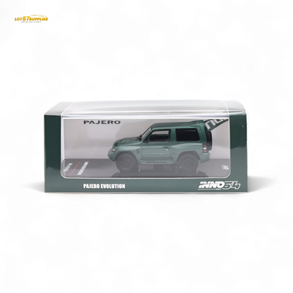 Inno64 Mitsubishi Pajero Evolution Satin Green 1:64